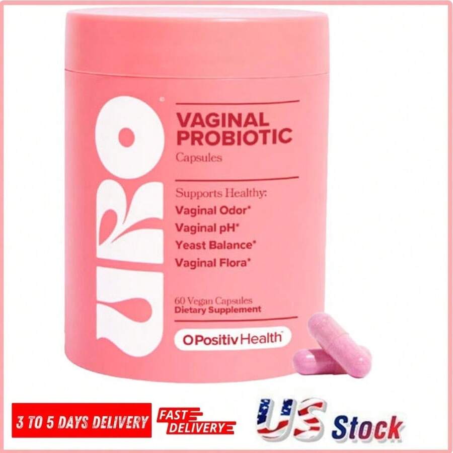 URO Women's Probiotics - 60 Count (Pack Of 1) - Probiotics For Women PH Balance With Prebiotics & Lactobacillus Probiotic Blend - 1 - 查看 1