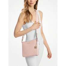 Michael Kors Jet Set  Signature Logo Crossbody Bag |  | Women Crossbody - Phấn má hồng dạng bột - Xem 3