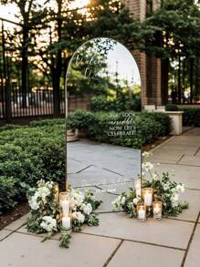 Customized "Welcome To My Wedding" Wedding Decoration Crystal Transfer Stickers, Customized Exclusive Bride And Groom Names And Wedding Date (Five Sizes Available). Valentine's Day Decoration, Customized Sticker Wedding Seating Chart Sticker - Wedding Logo Decoration DIY Wedding Sticker - Seating Chart Sticker Welcome To The Wedding - Customized Sticker Stickers, Christmas - Multicolor - View 2