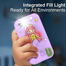 Juguete de teléfono inteligente para niños con cámara dual, juegos, multifilros y pegatinas, reproductor de música para niños pequeños con funciones que incluyen alarma de juego, formación de hábitos, libros ilustrados, dibujo, calculadora, video, juguetes de sirena para teléfono para niños y niñas de 3 a 10 años, regalos de Navidad y cumpleaños, juguete de teléfono para niños, mejores regalos para volver a la escuela y cumpleaños - Multicolor - Ver 7