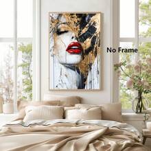 قطعة واحدة، تصميم أنيق باللونين الأسود والذهبي، لوحة فنية ديكورية عصرية بدون إطار، ملصقات مطبوعة، قماش مقاوم للماء، مناسب للمنزل والمكتب وغرفة النوم وغرفة المعيشة والدراسة والحمام والبار، ديكور جداري ولوحات منزلية، هدية عيد مثالية