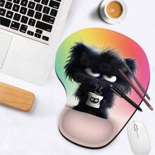 Tấm lót chuột hỗ trợ cổ tay, Tấm lót chuột công thái học có kê tay, Tấm lót chuột thoải mái có kê tay êm ái, Phù hợp với đế chống trượt, Máy tính, Máy tính xách tay, Văn phòng và Gia đình - Nhiều màu - Xem 4