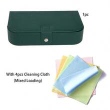 1 caixa de joias de couro portátil para pulseiras, colares, brincos, anéis, necessaire de verão para mulheres, organizador de armazenamento, presente de viagem, volta às aulas