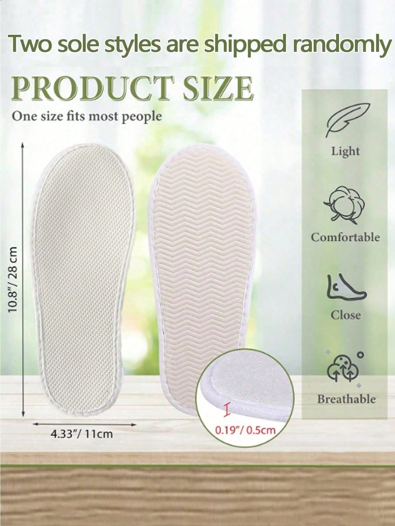 أحذية منزلية قابلة للاستخدام 2 / 10 / 20 قطعة (زوج...