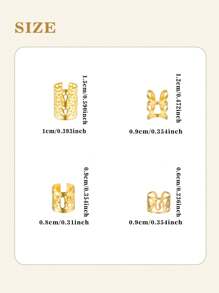 40PCS Hair Jewelry For Braids Gold Hair Cuffs Multi Style Hair Rings Adjustable Hair Beads For Braid Loc Dreadlock Accessories For Women And Girls, Claw Clips, Hair Claws, Clips For Hair, Hair Slide, Hair Barrettes