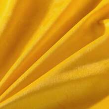 1 件天鹅绒边缘纯色方形靠垫套，适用于沙发卧室汽车，18 英寸 X 18 英寸（45 厘米 X 45 厘米） - 亮橙色 - 查看 3