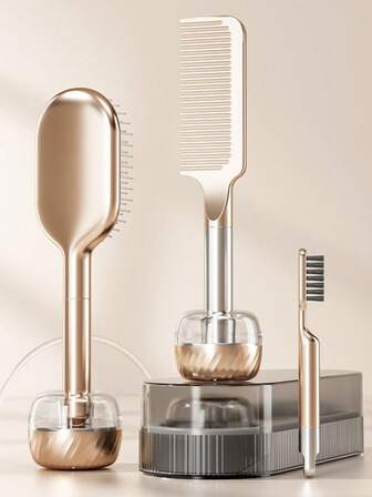 高端出口钢针气垫梳，专为蓬松高冠造型而设计，专为长发设计，配有按摩气垫用于造型