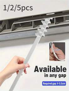 1/2/5件套滚筒洗衣机清洁刷 洗衣机滚筒内壁清洁刷 专用长柄刷 内壁缝隙刷 - 适用于清洁洗衣机、空调、风扇、管道、家用清洁工具