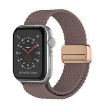 1pc Minimalist Nylon Braided Magnetic Clasp Apple Watch Band, Breathable Adjustable Magnetic Apple Watch Strap Suitable For 38/40/41/S10 42/42/44/45/49/S10, Compatible With Apple Watch Ultra/SE/8/7/6/5/4/3/2/1, Unisex, Can Be Used As Student Back-To-School Gift