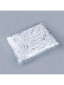 50 Stück/100 Stück, Einweg-Staubschutz-Kopfbedeckung, Verdickt für Lebensmittelwerkstatt, Chirurgie, Gesundheit, Doktor, Catering, Küche, Ölrauch-Kappe, Sekundäre Duschkappe, Haarfärbung Duschkappe, Kunststoff Schönheitssalon Kappe, Küchen-Zubehör, Badezimmer-Zubehör, geeignet für Küche, Badezimmer, Outdoor-Picknick, Camping, Wohnheim, Geburtstag, Hochzeit, Party