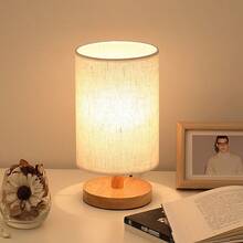 1pc USB Powered Linen Lamp, Modern USB Powered Linen Desk Lamp, Ideal Gift For Friends On Holidays And Birthdays, Suitable For Living Room And Bedroom Decor (Battery Not Included), Bedside Lamp - Multicolor - View 9