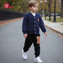 Young Boys Cardigans - Navy Blue - View 3