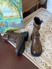 Men Western Boots - Marrón - Ver 8