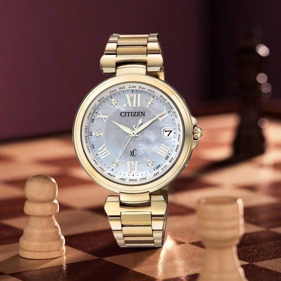 Citizen Watch For Men Stainless Steel Quartz Watch, EC2002-50D - Gold - View 1