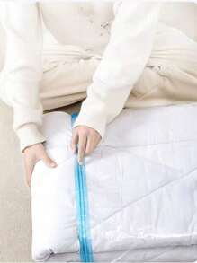 10/6/5/1pc Summer Travel Vacuum Seal Bags, Waterproof Vacuum Storage Bags, Transparent PVC Vacuum Bags, Large Capacity Clothing Organization And Storage Vacuum Bags, Space Saving Storage Solution, Large Capacity Vacuum Storage Bags, Home Clothing Sorting Bags, Storage Bags, Travel Vacuum Storage Bags, Mildew & Dust Proof Vacuum Storage Bags For Bedding, Clothes, Shoes, Underwear