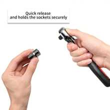 A Set Of 46 Pieces Car Repair Tool Kit, 1/4 Inch Drive Socket Ratchet Wrench Set, Combination Tool Kit, Bicycle Car Repair Tools - Ideal Gift And Perfect New Year Gift(Some Parts Are Random In Color)