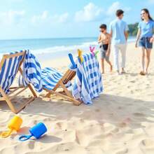 8pcs Extra Large Beach Towel Clips, Suitable For Beach Chairs, Cruise , Colorful Sturdy Clips To Secure Towels, Clothes, Pool, Boats, Etc. - Multicolor - View 5
