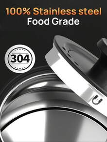 Brutelle 电鹅颈壶咖啡壶恒温电水壶热水锅炉倒茶壶1200瓦快速加热电茶壶自动关机一键保温不锈钢材质1000ML黑色 - 英規插(220-240V) - 查看 7