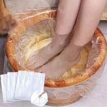 80 piezas Bolsa para baño de pies, Forro desechable para baño de pies portátil, Bolsa de plástico para terapia de pies, Forro grande y delgado para baño de pies, Forro desechable para terapia de pies para uso en hotel y hogar, Herramientas para el cuidado de los pies, Accesorios para baño y spa de pies, Bolsa para baño de pies de viaje, Herramientas para el cuidado del Body, Cubo/Bolsa para baño de pies (color y estilo aleatorios) - Multicolor - Ver 1