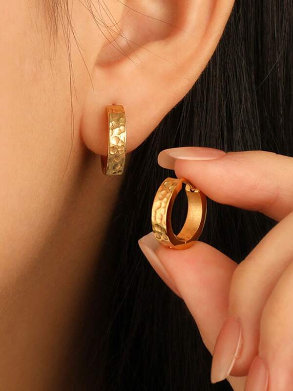 Stainless Steel Earrings, Non-Fading Earrings, Personalized Simple Fashion Earrings