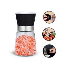 Moedor De Sal Pimenta Especiarias De Vidro Premium e Inox 180ML - Multicolorido - Visão 3
