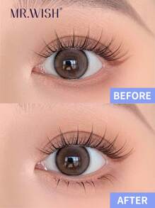 MR.WISH 84pcs Glue-Free Eyelashes - Moonlight Series White Eyelashes PLUS Bulk Pack - Commute, Natural Makeup, Daily Wear, Office, Gathering, Inverted Positioning Technology, Versatile MR.WIISH Eyelashes - J - View 3