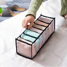 5pcs Foldable Clothes Drawer Organizers, For Baby Diapers, Bibs, Socks And Handkerchief Storage, Compartment Storage Box, 11 Grids + 7 Grids - Multicolor - View 14