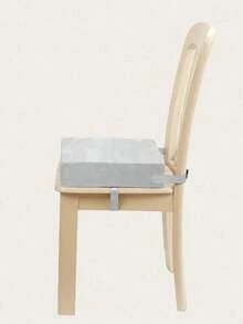 HK-1pcs Baby Chair Booster Seat Pad, Detachable Booster Seat For Toddlers, Washable With Straps - 粉紅色的 - 查看 1