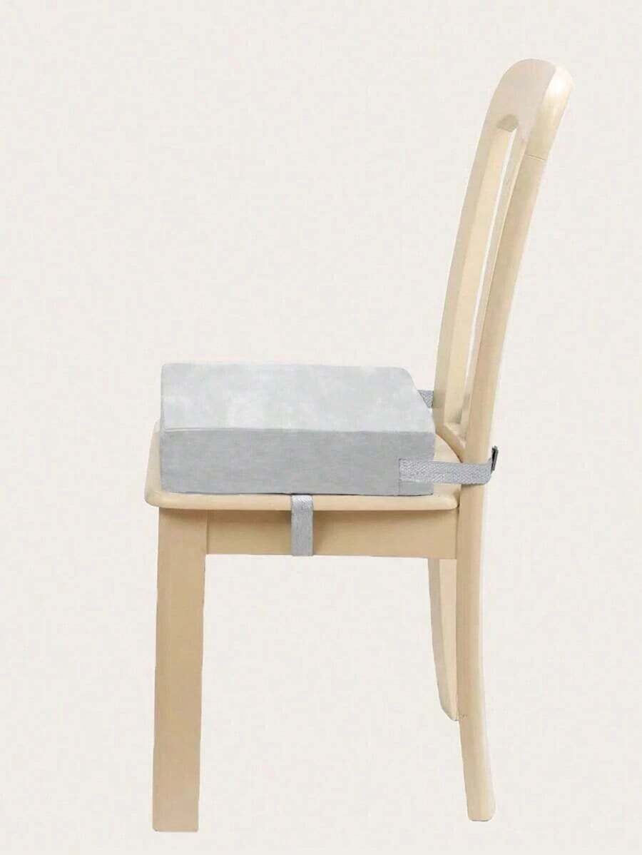 HK-1pcs Baby Chair Booster Seat Pad, Detachable Booster Seat For Toddlers, Washable With Straps - 粉紅色的 - 查看 1