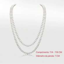 Pearl Necklace (2 Double Strands) - 米色 - 查看 2
