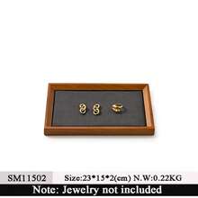 Oirlv 复古实木珠宝戒指首饰展示收纳盒托盘架耳环首饰收纳盒展示柜抽屉 - 實木盤 - 查看 18