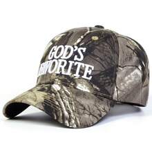 1Piece Men Letter Embroidered Camouflage Baseball Hat Outdoor Adjustable Sunscreen Leisure Hat Spring Autumn Travel Tourism Beach Vacation - Nhiều màu - Xem 8