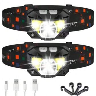 Made From High-Quality ABS Plastic, Summer Beach Holidaythis Headlamp Is Built To Last. The 5W XPG Main Light Is Extremely Powerful, Providing A Bright Beam That Can Reach Up To 200 Meters. The 3W COB Auxiliary Light Offers Additional Lighting Options With Its Different Modes.The IP65 Waterproof . Whether You're Hiking, Camping