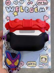 1 件创意假面骑士变身腰带设计 1/2/3/4/Pro 无线蓝牙耳机保护壳（不含耳机） - 彩色 - 查看 3