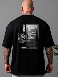 Oversized Streetwear Shirt 100% Cotton Wide Oversized Streetwear Shirt - Black - View 1