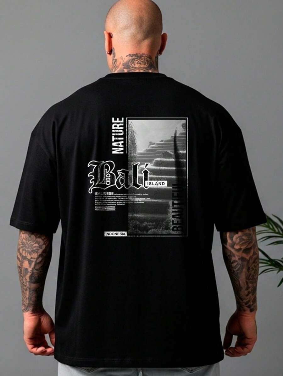 Oversized Streetwear Shirt 100% Cotton Wide Oversized Streetwear Shirt - Black - View 1