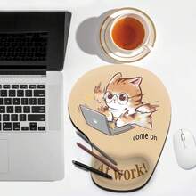 Mouse Pad Wrist Support, Ergonomic Mouse Pad With Wrist Rest, Comfortable Mouse Pad With Smooth Wrist Rest, Suitable For Non Slip Base, Computer, Laptop, Office And Home - Multicolor - View 16