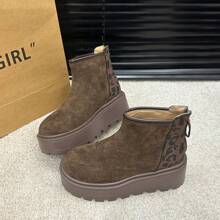 Women Equestrian Boots - 豹紋咖 - 查看 2