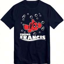 Finding Francis T-Shirt Deadpool Funny Nemo Novelty  Shirt220G Classic Pure Cotton T-Shirt - Ultimate Comfort, The Perfect Gift For Parents, , And Family Gatherings For Any Occasiontops For Wo Vintage Clothes Wo Clothes Wo Vintage Wo Tops Mujer Cute Tops Wo Cotton Wo Clog Halloween Camisas Summer Clothes Wo Casual Punk Western Tops Wo Fourth Of July Outfit Kpop Cowboy Outfits For Wo Ry Ropa 100% Cotton Y3k Ing Cute Gothic Wo Clothes Black And White Top Vintage Tops Cloth For Wo White Goth Inawly Retro Clothes For Wo Korean Fashion Wo Camisas Para Mujer,Ssuitable For Summer Wear, Paired With Printed Shirts, Ladies' Tops, And Printed Short-Sleeve Shirts. Women's Clothing - Black - View 1