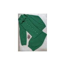 Green Solid Colour Balloon Sleeves Co-Ord Set UK Next Day - Green - View 2