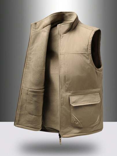 男士户外休闲背心，双面工作服摄影钓鱼马甲