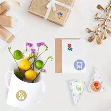 500Pcs Spring Sticker Roll Stamp Stickers Floral Stickers Stickers Plant Stickers Aesthetic Stickers Vinyl Waterproof Stickers Aesthetic Laptop Sticker Pack Skateboard Stickers Water Bottle Stickers Notebook Stickers,School Supplies,Back To School