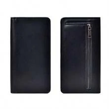 Unisex PU Leather Wallet Slim Credit Card Slots Zipper Closure Women Purse Long Wallet For Women Wallet Purse Wallet - Multicolor - View 7