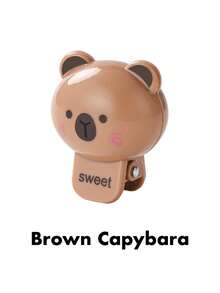 Funda protectora para cepillo de dientes con diseño de animales lindos - Estuche de viaje a prueba de polvo y transpirable, base inclinada para higiene, se ajusta a todos los cepillos de dientes (4 estilos), adecuado para uso diario, viajes, hotel, exterior, decoración del baño del hogar. De vuelta a la escuela.