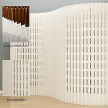 Raumteiler,Schlafzimmer,Multifunktionaler klappbarer Raumteiler aus Kraftpapier, ideal für Wohnzimmer, Büros und Schönheitssalons. - Weiss - Übersicht 5