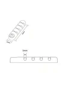 1pc Cable Management Organizer, Desktop Cable Winder, Earphone Cable Tidy Tool - 彩色 - 查看 8