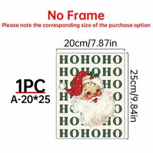 1 Impressão de Papai Noel, Decoração de Lareira de Natal, Slogan de Natal "Ho Ho Ho", Pôster de Inverno, Arte de Parede de Natal Vintage para Imprimir, Decoração Festiva de Quarto, Arte de Parede em Tela, Pôster de Quarto, Decoração de Casa, Decoração Estética de Quarto, Suprimentos para Decoração de Quarto. Moldura Opcional Disponível. - 1PC - Ver 16
