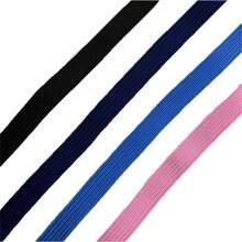 5yards 10mm Elastic Ribbon Sewing Elastic Band Colourful High Elastic Fiat Rubber Band Waist Band Stretch Rope Elastic Ribbon - Pick Colors - View 4