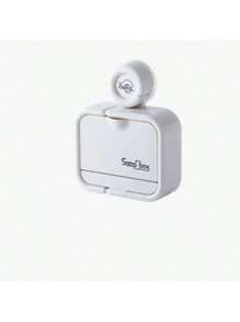 Porta-sabonete com Compartimento Duplo, Recipiente de Sabonete, Prato de Sabonete em Concha, Bandeja de Sabonete, Bandeja de Sabonete de Plástico, Porta-sabonete com Tampa, Porta-sabonete para Banheiro, Prato de Sabonete Anti-Estagnação de Água, Prato de Sabonete com Dupla Drenagem, Presentes de Formatura, Presentes de Festa, Presentes de Aniversário