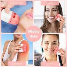 2-In-1 Ice Roller, SOICY S30 Ice Roller Massager, Face & Eye Relaxation Ice Roller, Head Massage Ice Roller, Dual-Head Facial Ice Roller Skincare Tool, Full Body Cooling (Pink, Blue), Holiday Gift, Beauty, Skincare, Spa, Self-Care, Skincare Tools, Facial Care, Beauty Supplies, Massage, Facial Massage Tool, Facial Roller - Multicolor - View 4